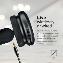 Promate AirBeat.BLACK Wireless Headset