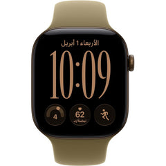 Apple Watch Series 12 GPS 46Mm, Dark Bronze Aluminium Case, Olive Sport Band, M/L - MJEU4AF/A