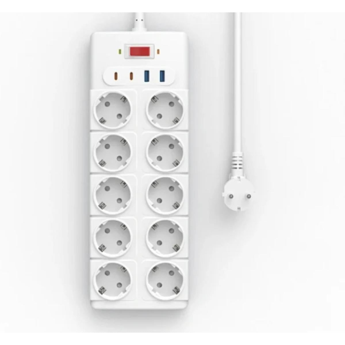 WiWU Wi-S008 PS1042 20W GaN 14 in 1 High Capacity Power Strip | Wi-S008 |