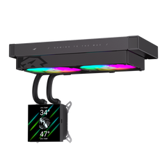 GAMEMAX GLACIER 240 LIQUID CPU COOLER BLACK