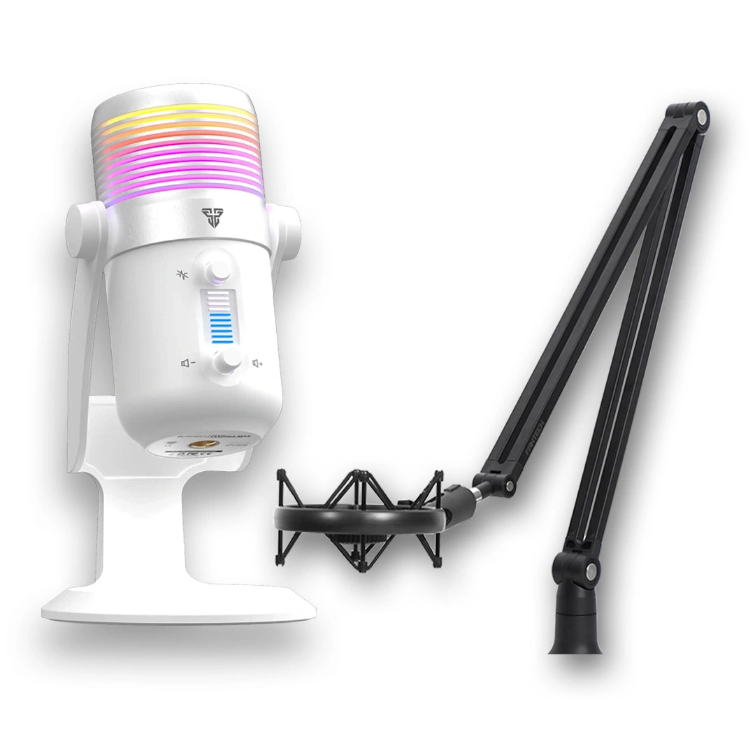 Fantech Bundle A 9 Gaming Accessories Mcx03 Microphone + Ac902s Adjustable Microphone Stand Fantech Bundle A 9 Gaming Accessories Mcx03 Microphone + Ac902s Adjustable Microphone Stand