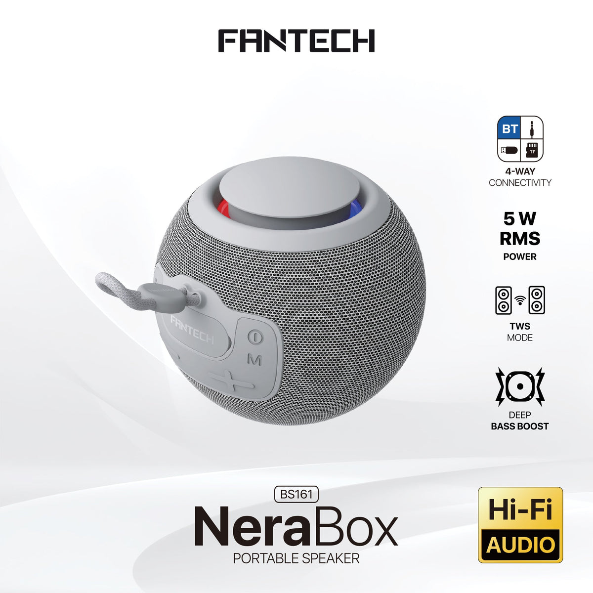 FANTECH RGB wireless speaker for audio playback