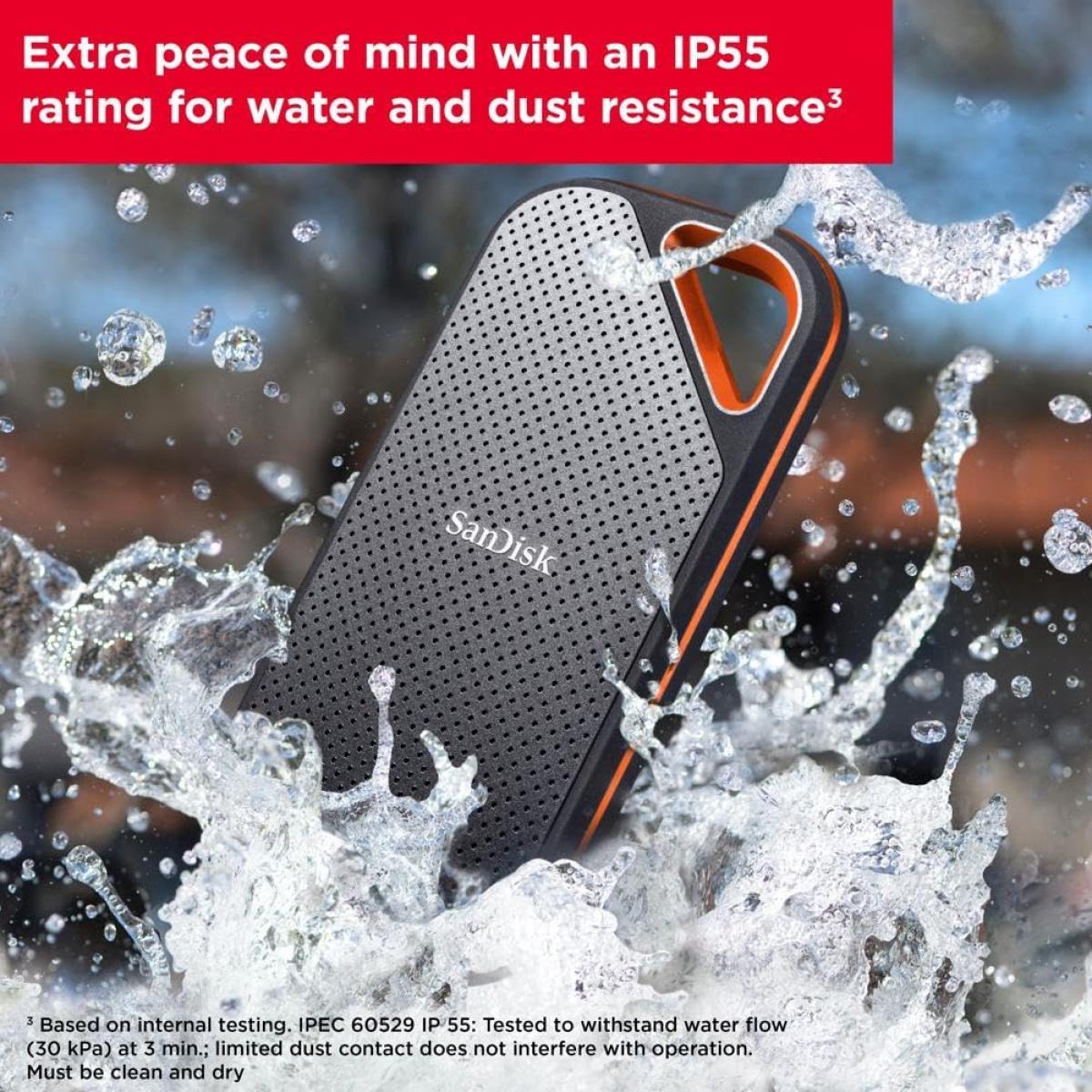 Sandisk USB 3.2 solid state drive for data storage