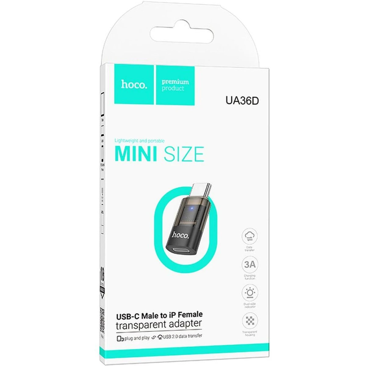 HOCO UA36D Type-C to iP (Lightning) Adapter 480Mbps