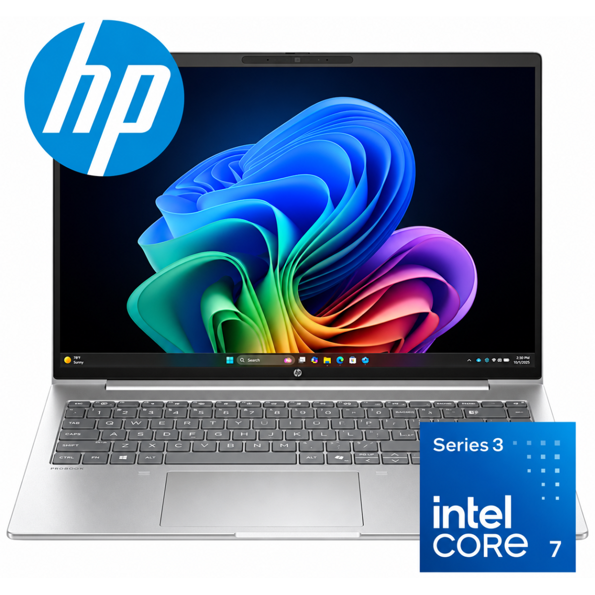 HP ProBook 4 G2i 16" (2026) Intel® Ultra 7 Gen III 355 8-Core Busniess Class Laptop w/ IPS 300nits Display & WIFI 7 Wireless - Silver