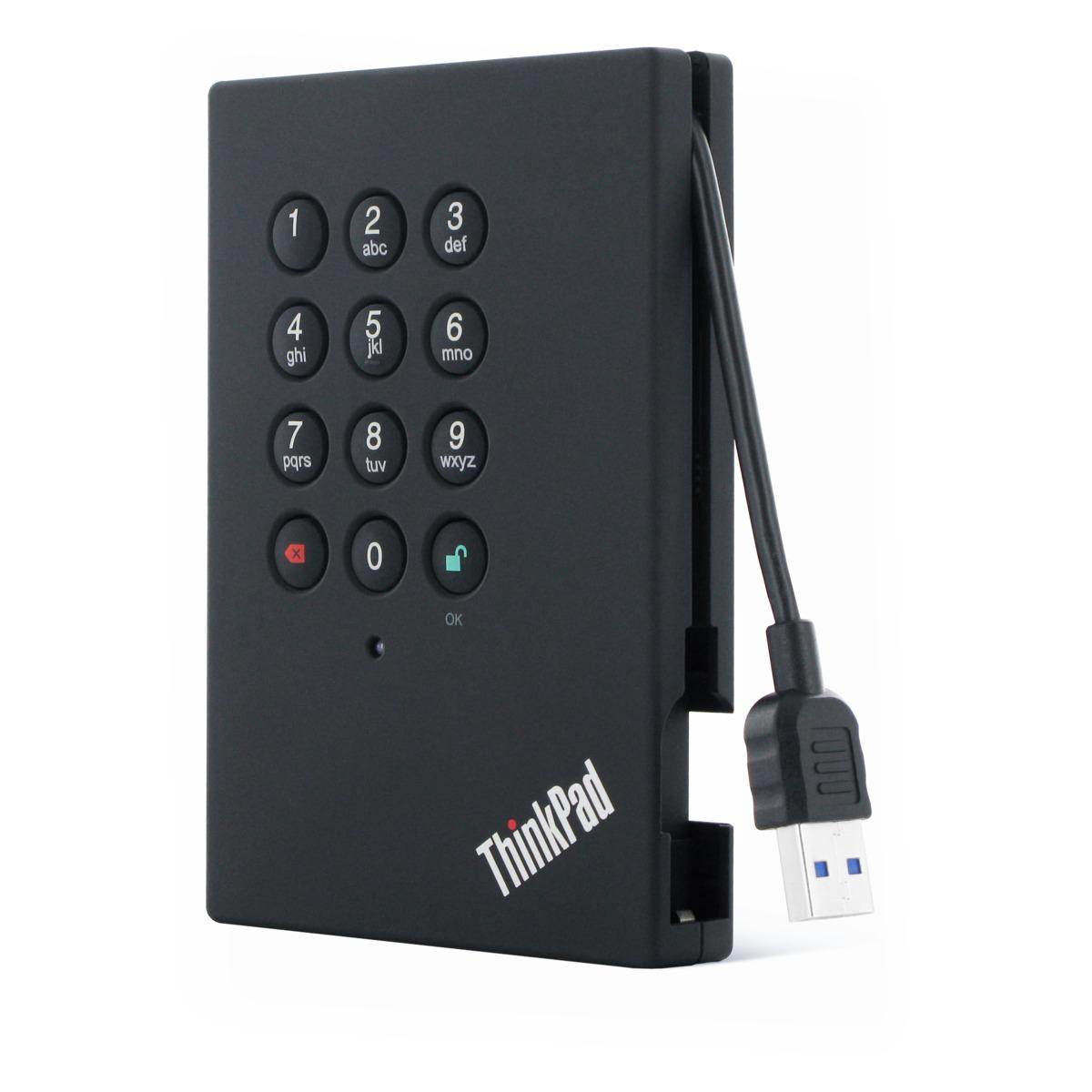 Lenovo 2tb Thinkpad Usb 3.0 Secure Portable Hard Drive - CompuMe