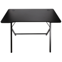 Marvo DE-07 - Compact Gaming Desk, 110 × 60cm Carbon Fiber Surface, Ergonomic 75cm Height, Cup & Headset Holders, Home Office Computer Table