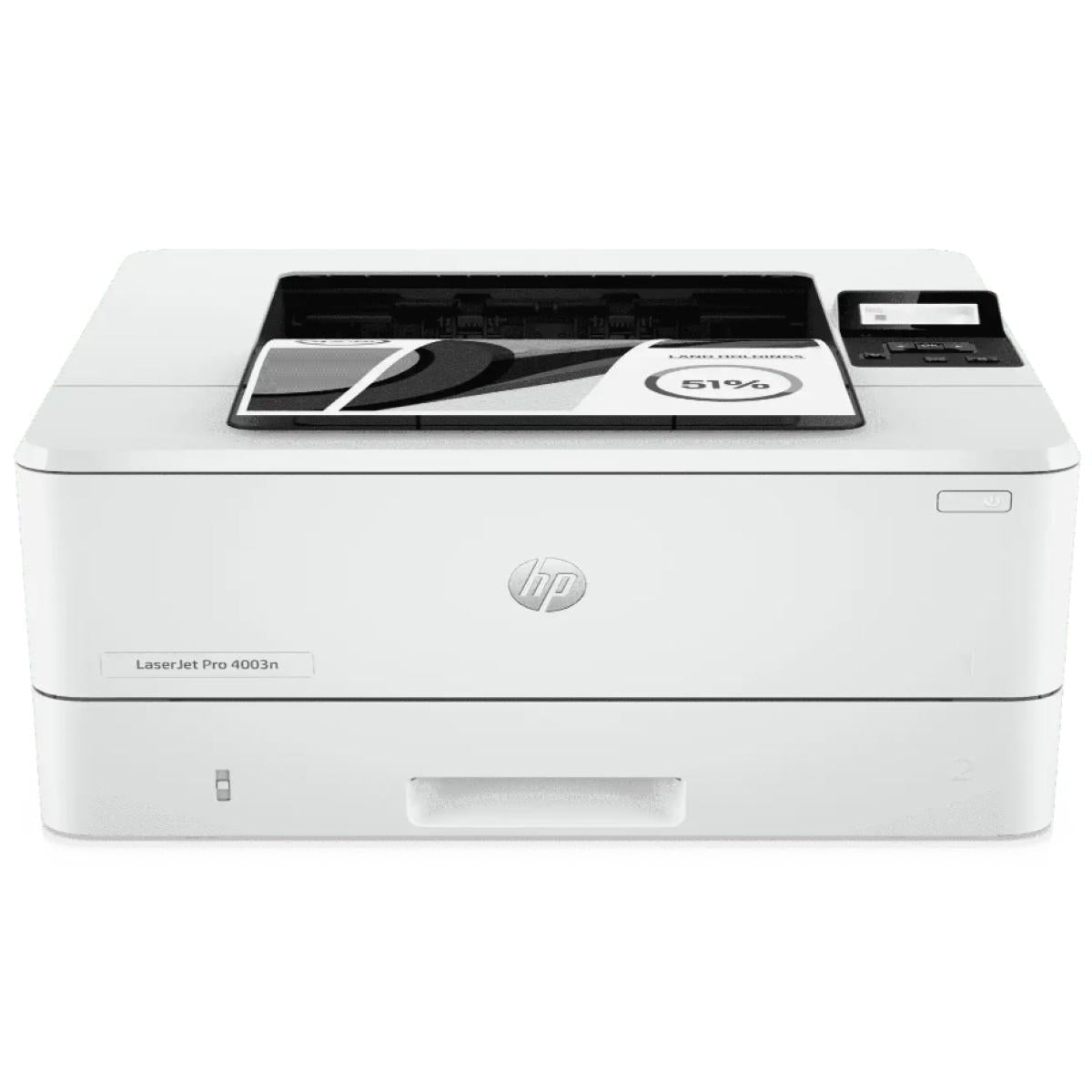 Hp Laserjet Pro 4003n Laser Monochrome Printer Up To 40ppm Network & Usb
