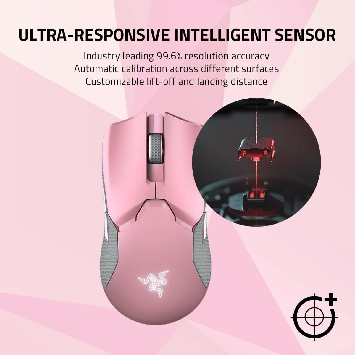 Razer RGB wireless gaming mouse for computer setup