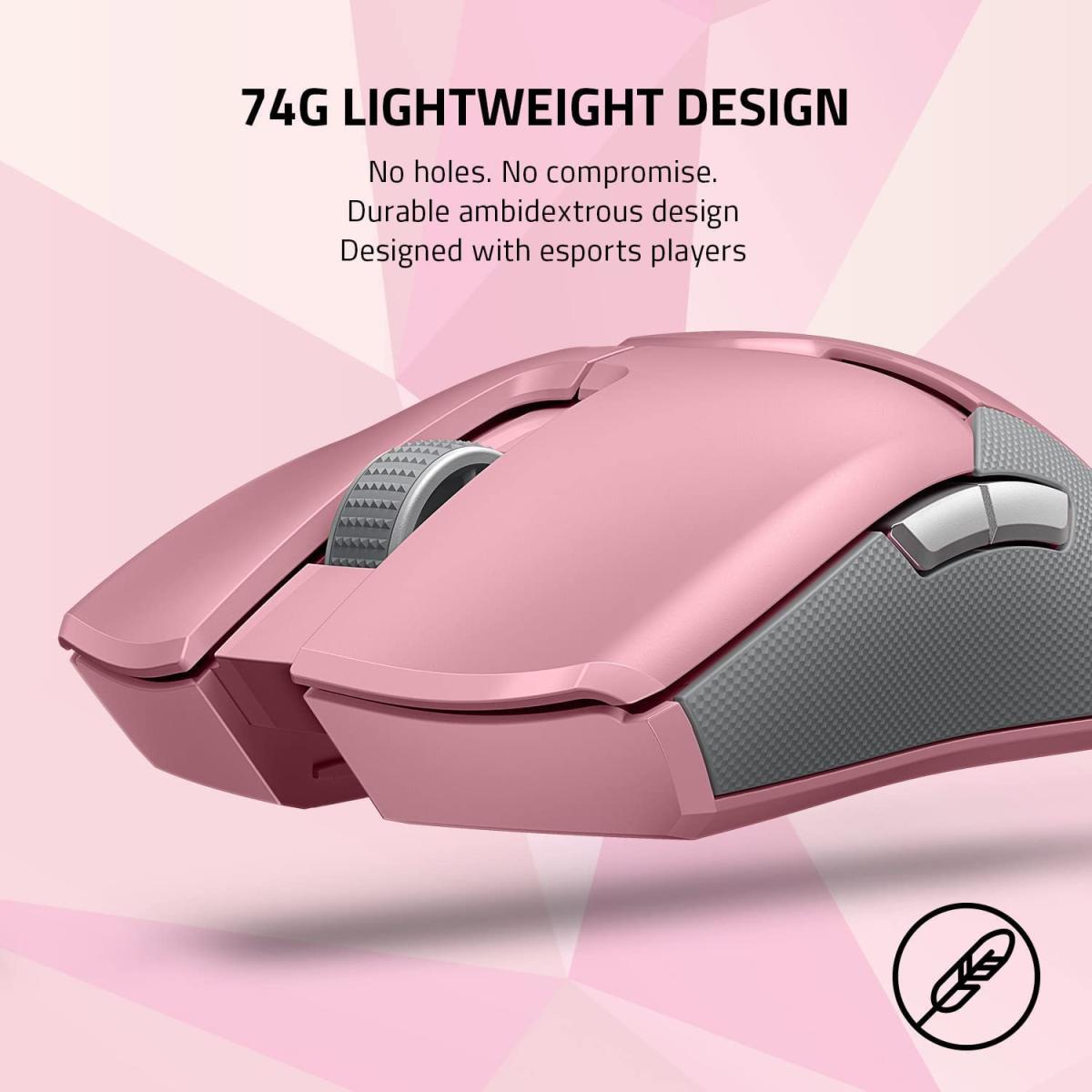 Razer RGB wireless gaming mouse for computer setup