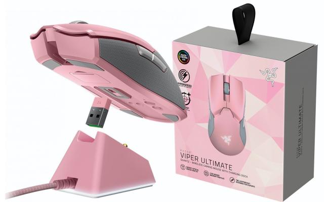 Razer RGB wireless gaming mouse for computer setup