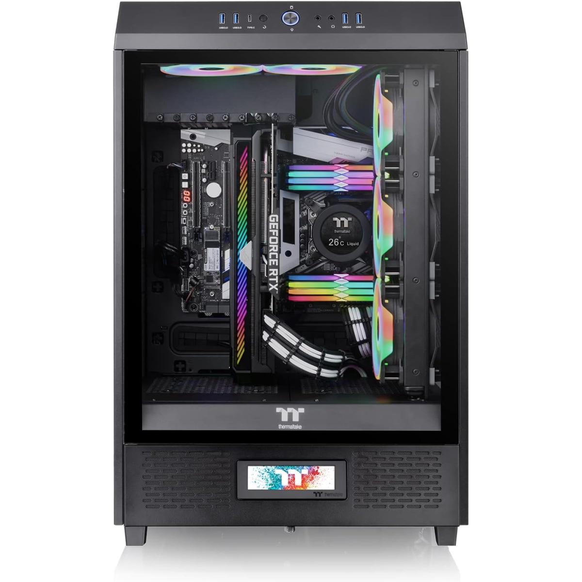 Thermaltake PC case for desktop computer builds and component installation