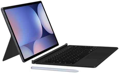 Galaxy Tab Book Cover Keyboard Ai Key for Galaxy Tab S10 Ultra & S9 Ultra, Detachable Platform, PC-Like Experience, Wireless Keyboard Sharing, International Version, Black