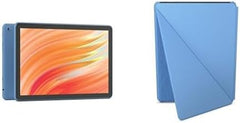 Like-New Amazon Fire HD 10 Tablet (32GB Ocean) + Standing Cover (Ocean)