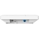 Tenda i24 Ceiling Access Point, IEEE 802.11ac Wave2 Dual‑Band 1200Mbps, MU‑MIMO, 1× Gigabit Ethernet Port (PoE/DC), 256 Clients, 300m² Coverage, VLAN Tagging, Centralized CloudFi Management