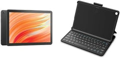 Like-New Amazon Fire HD 10 Tablet (32 GB, Black) Keyboard Case Bundle
