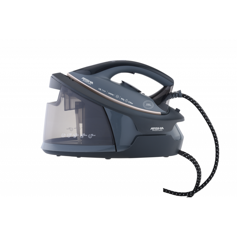 Arshia 3263 Steam Station Iron – 6.5 Bar, 2400 W Power