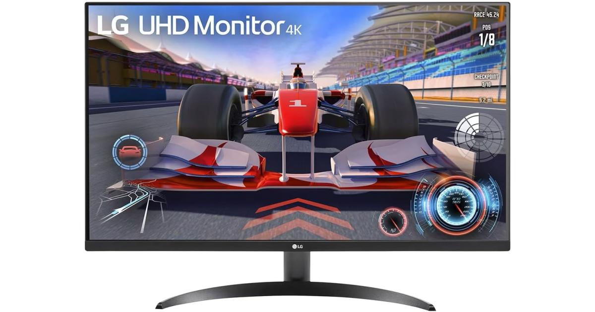 LG 32UR500 - B 32” UHD 4K HDR monitor HDMI, DisplayPort, Speaker, Tilt Adjustable Stand - Monitor