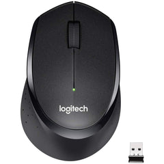 Logitech M330 SILENT PLUS Wireless 1000 DPI Optical Tracking 2-year Battery Life For PC & Mac - Black