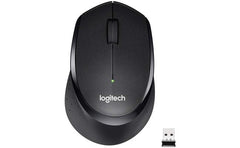 Logitech M330 Silent Plus Wireless 1000 Dpi Optical Tracking 2 Year Battery Life For Pc & Mac Black