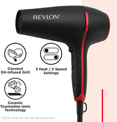 Revlon Hairdryer, 2000Watts, Black - RVDR5317E