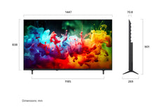 LG QNED Mini LED TV 65Inch, Smart & 4K, AI Assistant, Magic Remote & AI Voice Control - 65QNED70B6T.AMNE