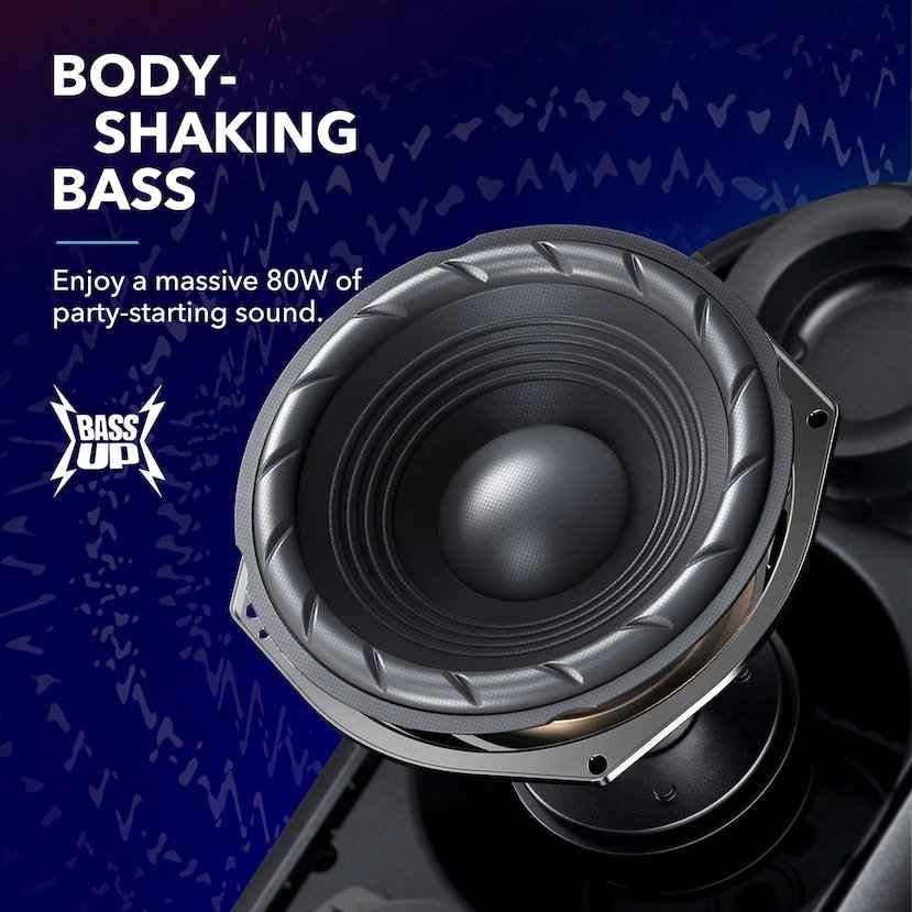 Golden Connector Anker Soundcore Rave PartyCast, miscellaneous