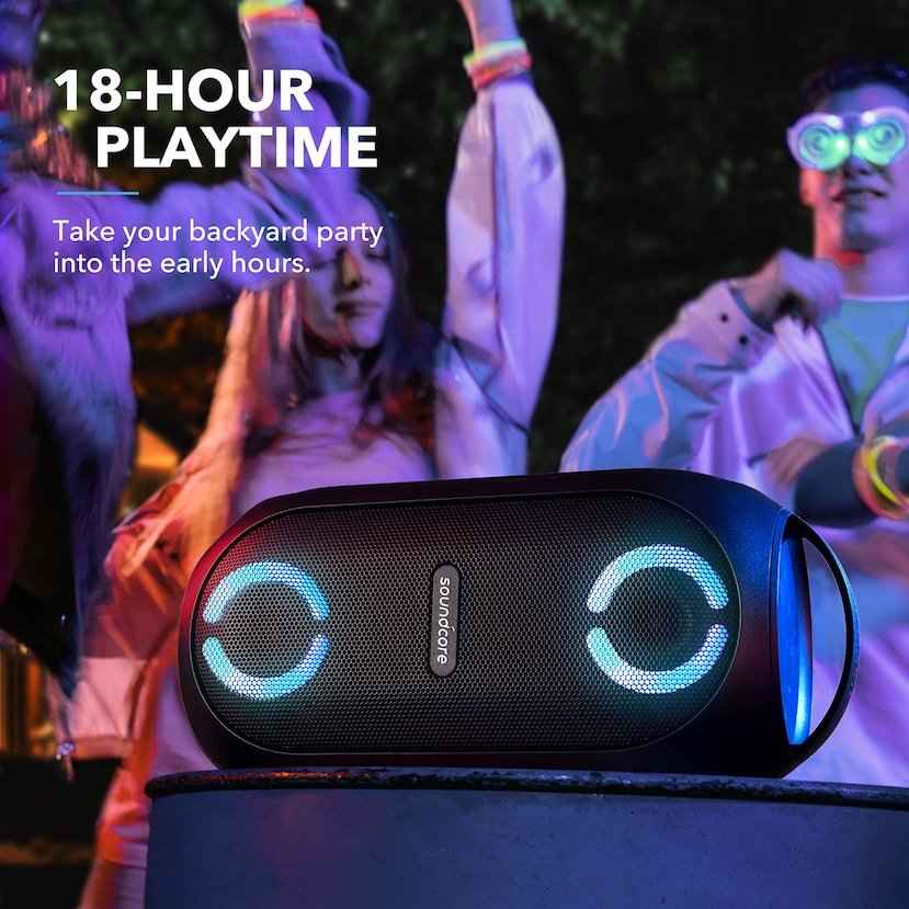 Golden Connector Anker Soundcore Rave PartyCast, miscellaneous