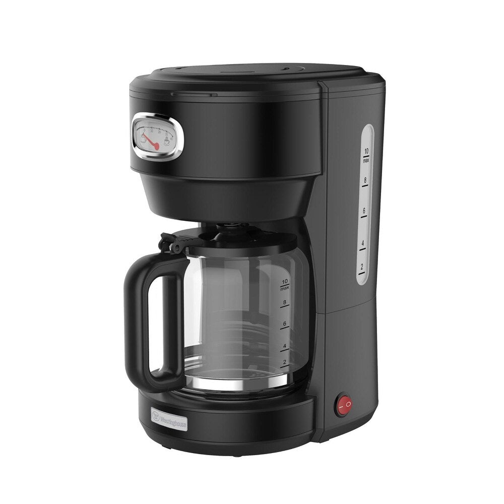 Westinghouse Retro Filter Coffee Maker, 1.5Lit, 1000Watts, Black - WKCM19EU