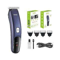 HTC Hair Clipper, 4Attachement, Blue - AT-506