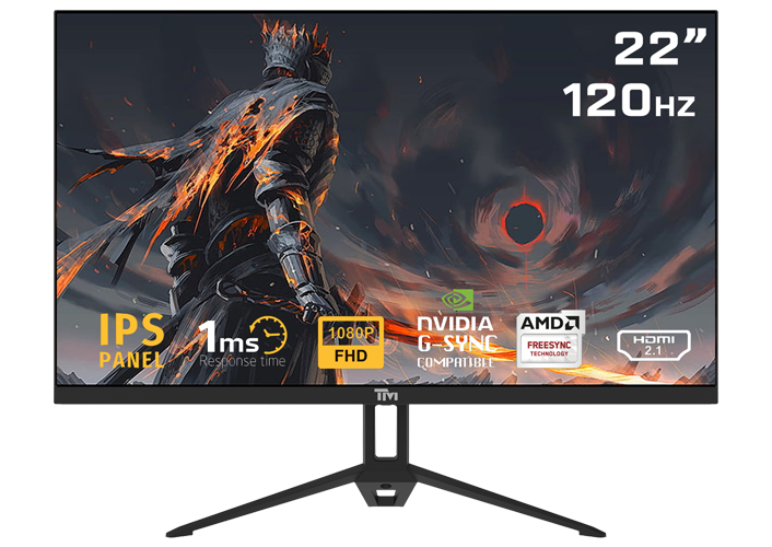 Twisted Minds Eco Series 22" FHD Gaming Monitor – 120Hz, 1ms, HDMI 2.1 & DP 1.4