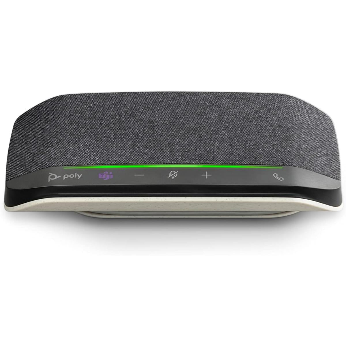 Poly Sync 10 USB SpeakerPhone Two-in-One Portable Speaker for Audio/Video Conference Calls & Music USB Powered Dual-Mic Works with Teams, Zoom, Google