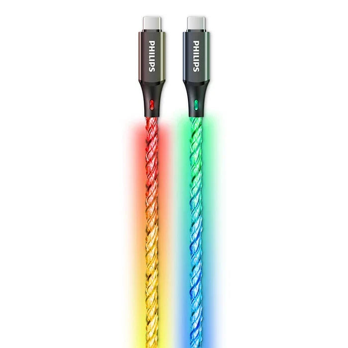 Philips DLC5140C/00 Party cable1.2m, USB-C to USB- C,480 Mbps RGB