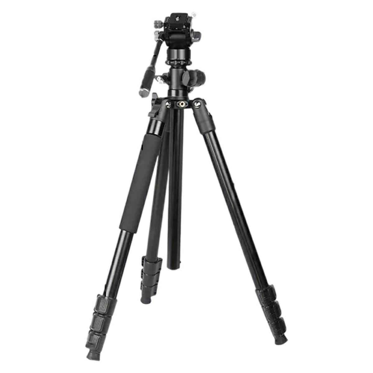 Jmary Professional Ks355+hg60 Dslr Ildc Camera 2 In 1 Monopod Tripod 360 Degree Panoramic Ball Head Stand Black