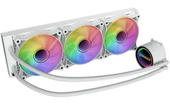 Raidmax Infinita LS360 AIO Water Cooling System 360mm ARGB/RGB Light PWM Compatible with Intel & AMD CPU Socket . White