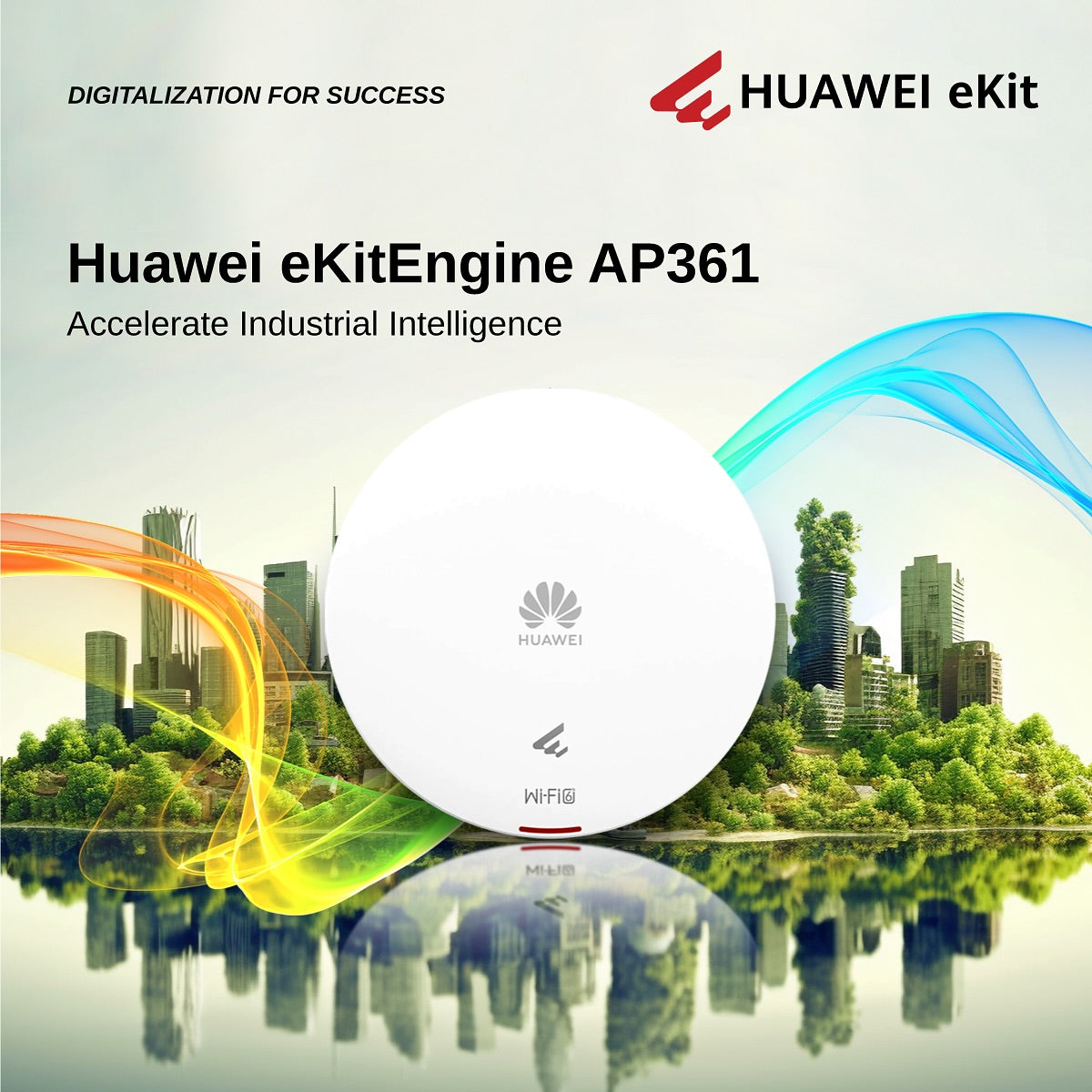 Huawei Ekitengine Ap361 Wifi 6 Ax1800 Ceiling Mount Dual Band Dual Band 2.4ghz & 5ghz Access Point Built In Smart Antennas