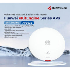 Huawei Ekitengine Ap362e Wifi 6 Ax3000 Ceiling Mount Dual Band Dual Band 2.4ghz & 5ghz Access Point Built In Smart Antennas