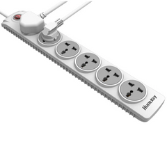 Huntkey Power Strip 6 Socket, 3M Cable, White - SZN601