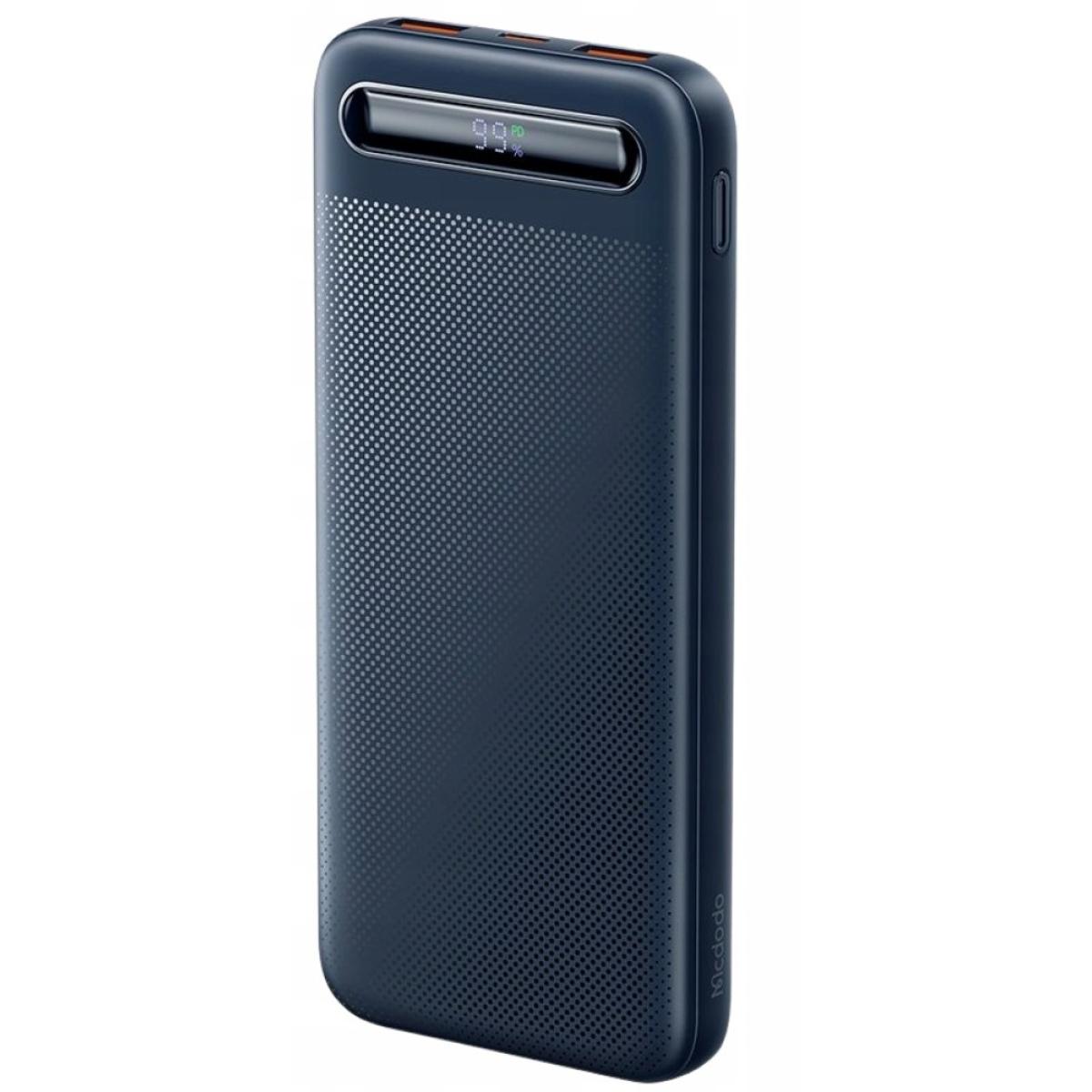 Mcdodo MC-3882 Power Bank with Digital Display 10000mAh USB-C, 2x USB-A, 22.5W - Blue