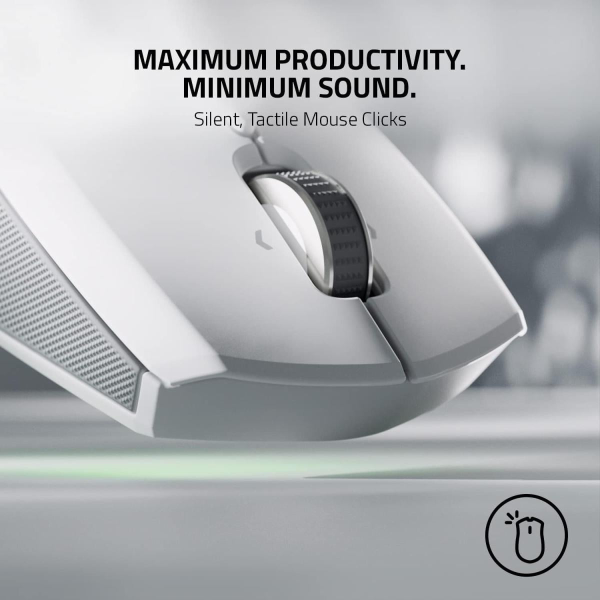 Razer Pro Click Mini Portable Wireless Silent Taile Sleek & Compa Hyperscroll Technology Produivity Dongle Conne Up To 4 Devices 7 Programmable Buttons Razer Pro Click Mini Portable Wireless Silent Taile Sleek & Compa Hyperscroll Technology Produivity Dongle Conne Up To 4 Devices 7 Programmable Buttons