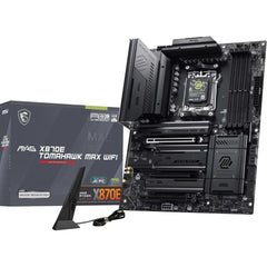 MSI MAG X870E Tomahawk MAX WiFi , ATX - Supports AMD Ryzen 9000/8000 / 7000 Processors, AM5 - DDR5 , Wi-Fi 7, 5G LAN