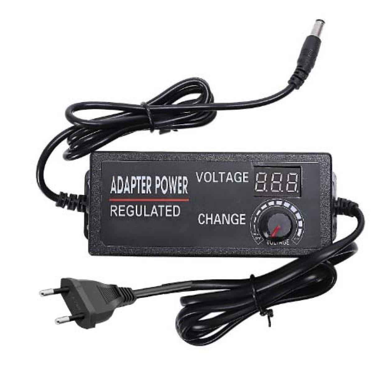 NO-Brand Universal Adjustable BSK - 602 24V - 3AM 3V AC to DC with Display Screen Voltage Regulated Power Adapter