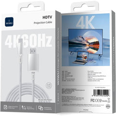 WiWU Wi-PS001 4K 60Hz USB-C to HDMI Projection Cable 2m - White