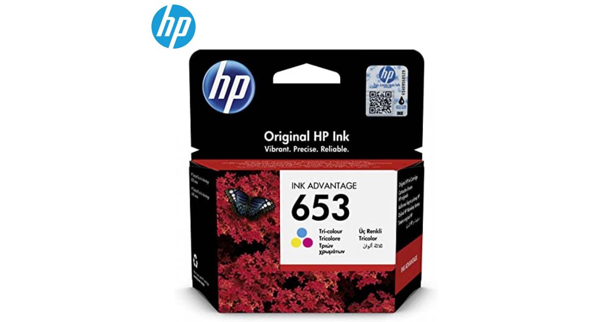 HP 653 Tri-color Original Ink Advantage Cartridge (3YM74AE)