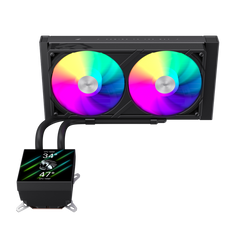 GAMEMAX GLACIER 240 LIQUID CPU COOLER BLACK