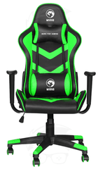 Marvo CH-106 Gaming Chair – 360° Swivel, Adjustable Backrest - GREEN