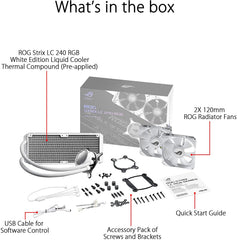 ASUS ROG STRIX LC 240 ARGB WHITE AIO COOLER