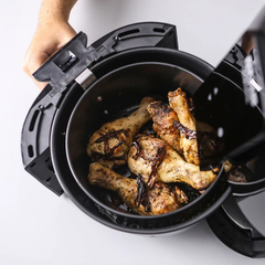Taurus Air Fryer Cool touch handle, 1500 Watts, 7.5Lit, Black - AF2150D