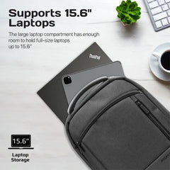 Promate Satchel-BP, Black Laptop Backpack