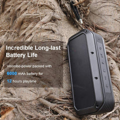 Divoom Voombox-Power Portable Bluetooth Speaker (Black)